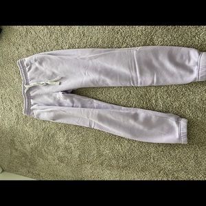 Purple sweatpants
